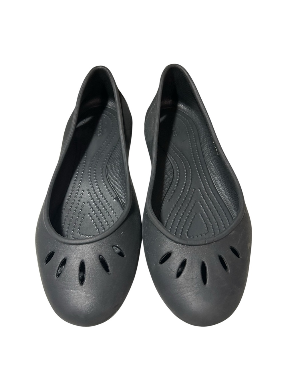 CROCS Black Women’s Slip-On Ballet Flats size 10